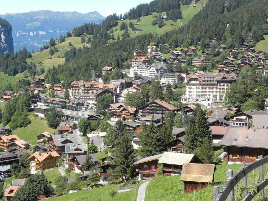 Apartment With Great View At Residence Brunner Wengen Exterior foto